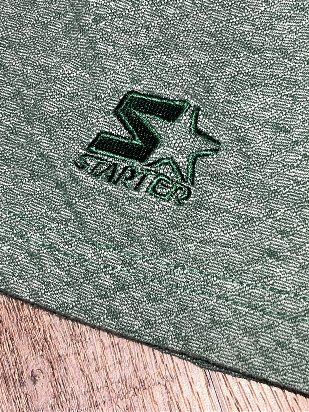 VTG 100% Cotton 90s Green Bay Packers Starter Pro Line Polo Green M (Fits L) - Picture 9 of 10